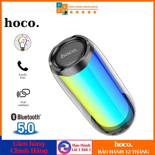 Loa Bluetooth không dây hoco HC8 đèn  LED 360 cực đẹp, âm thanh siêu hay, hàng chính hãng bảo hành 12 tháng