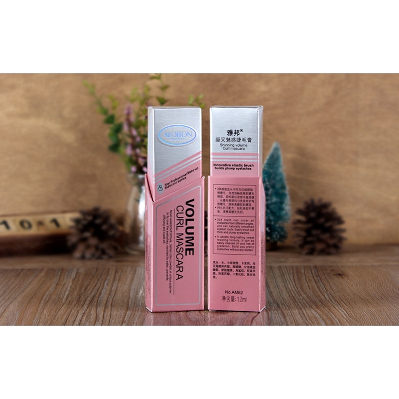 [Hàng mới về] Mascara Alobon sợi 3D tự nhiên làm dài và cong mi tiện dụng