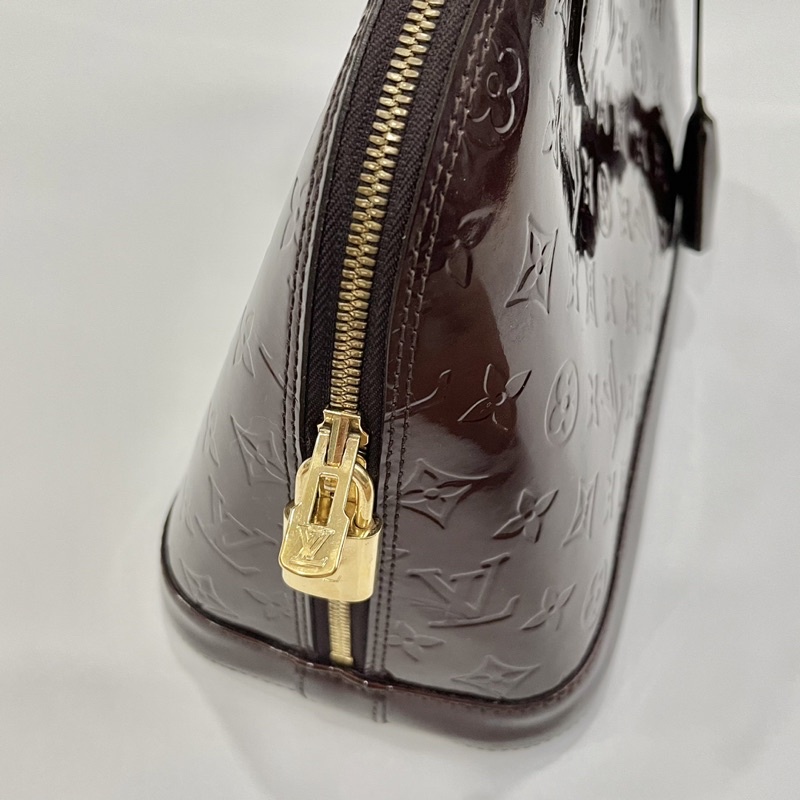 Túi Lv alma vernis PM màu đỏ chính hãng