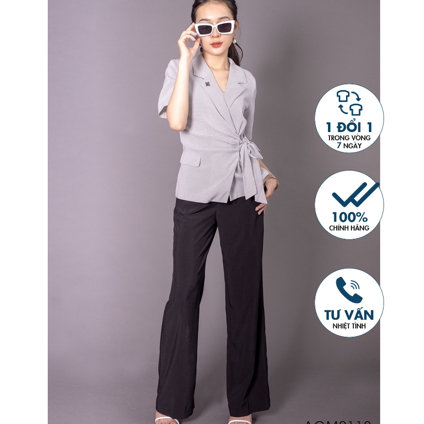 Quần dài dáng ống đứng, 2 túi chéo, cạp 5F có đỉa Emspo QL1246