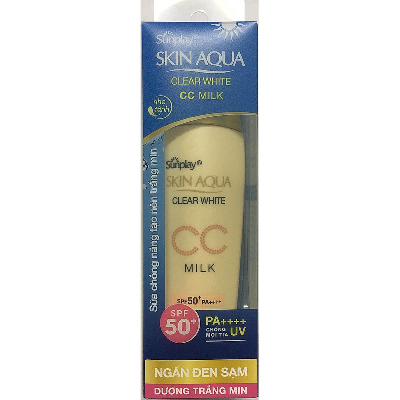 Sữa chống nắng SKIN AQUA CLEAR WHITE CC MILK