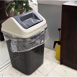 Bộ 2 thùng rác nắp lật 60l song long