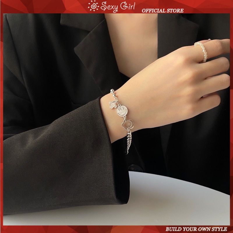 Vòng đeo tay thiết kế độc đáo phong cách Hàn Quốc cho nữ