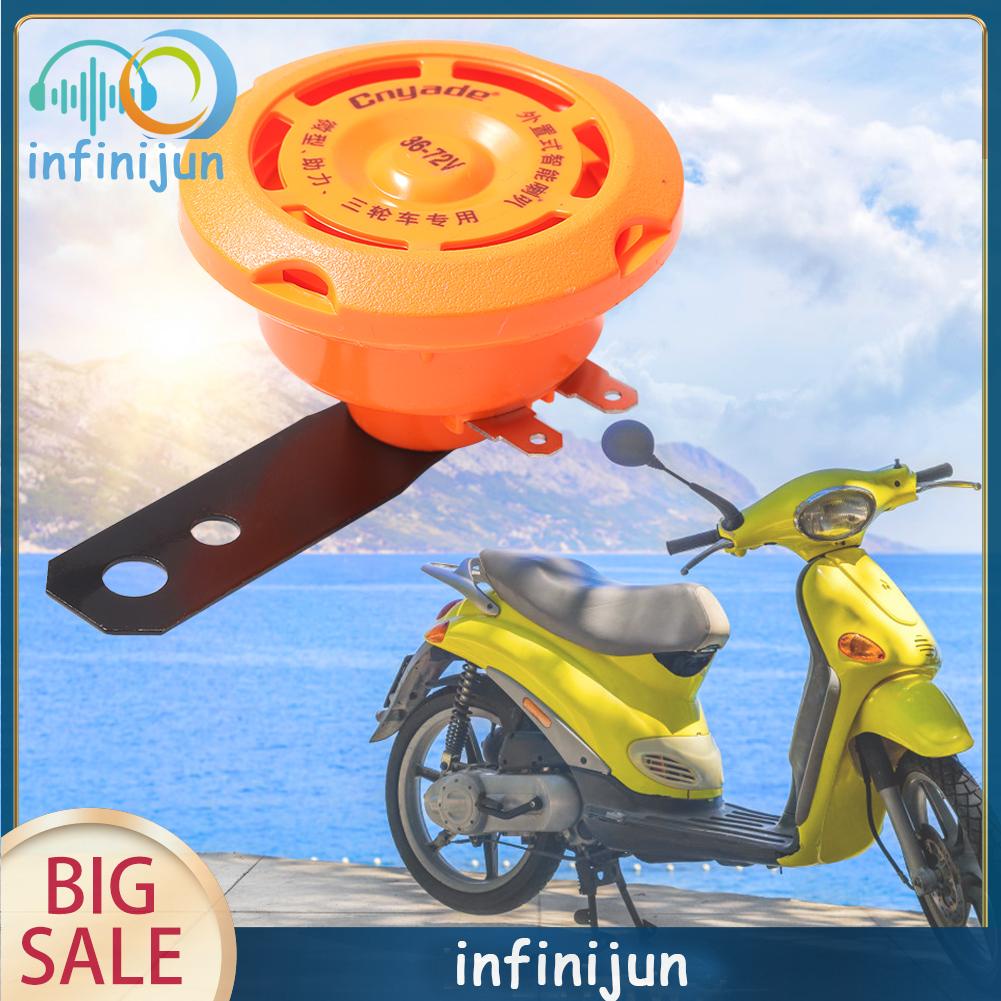 Còi Điện Tròn Chống Thấm Nước 36v/48v/60v Dành Cho Xe Mô Tô