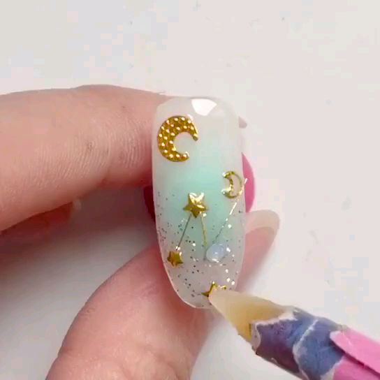 [Hàng mới về] Set 28 phụ kiện đính móng trang trí nhiều mẫu mã