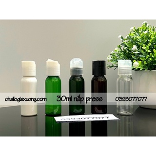 CHAI 30ML [FREESHIP] CHAI 30ML NẮP PRESS