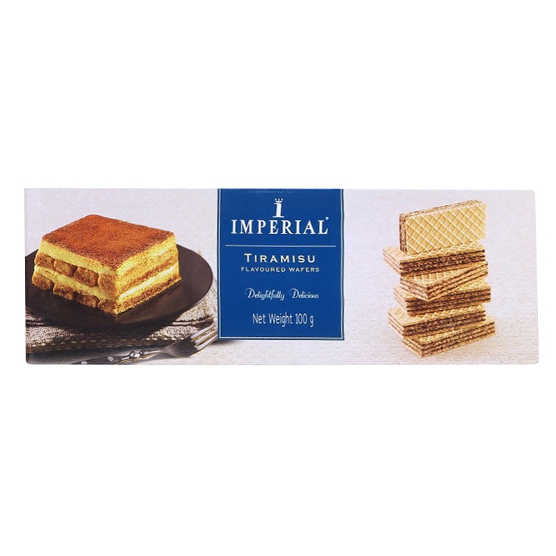 Bánh xốp kem Imperial Tropical Fruit Wafers Thái Lan hộp 100g