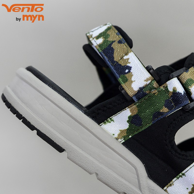 [Mã SKAMLTSM9 giảm 10% đơn 99K] [Freeship] Sandal Vento Nam Nữ 3 quai 1001 Camo Xanh lá - tháo quai sau thành dép