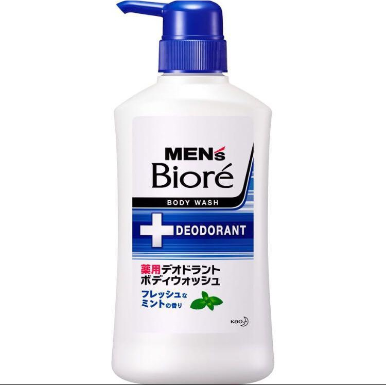 Sữa tắm nam Biore Men’s Deodorant 440ml hương bạc hà