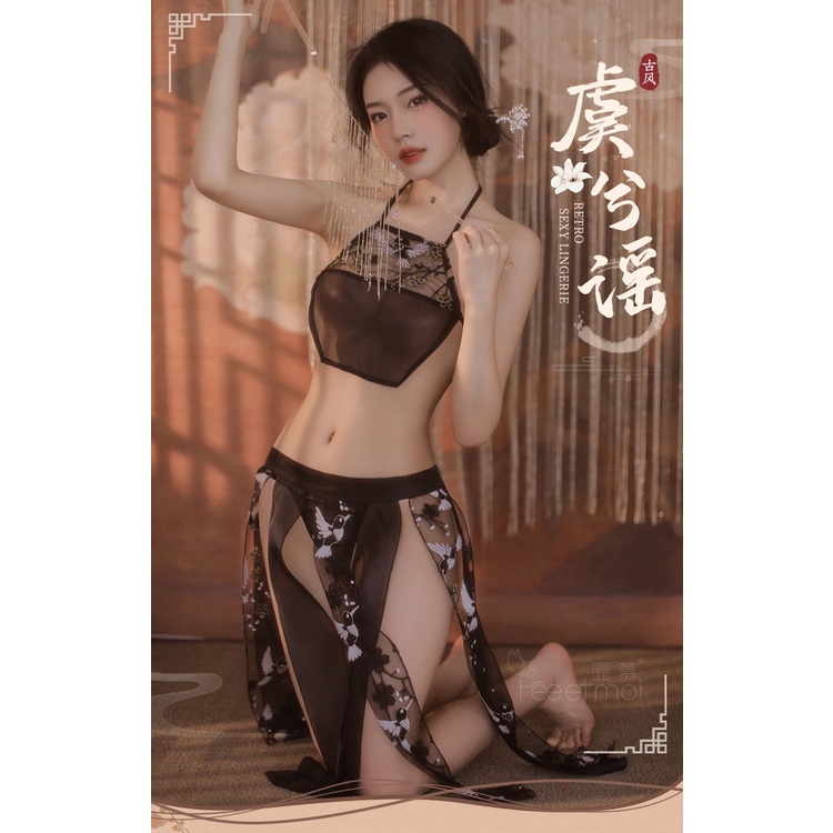 Đồ Ngủ Cosplay Mỹ Nữ Trung Hoa Sexy  Hán Phục Gợi Cảm Cám Dỗ Quyến Rũ  7896 [CWEAR.SEXY_ĐỒ NGỦ &amp; NỘI Y CAO CẤP]