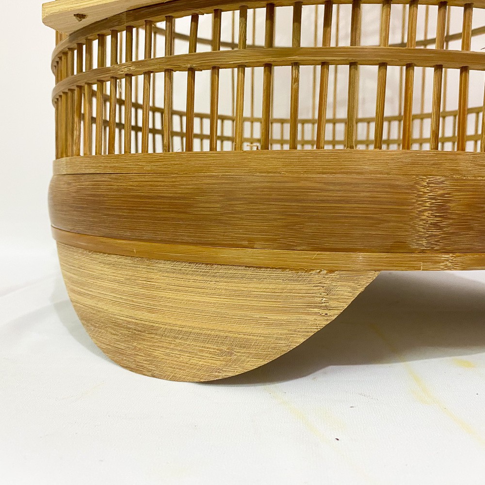 Lồng Mi Thổ Kĩ Cao Cấp Size 36 Hàng Đẹp Có Móc Đi Kèm, Lồng Chim Mi Chất Liệu Trúc, Đẹp Từng Chi Tiết