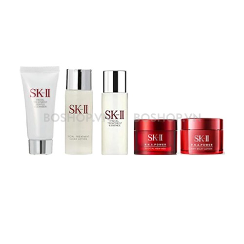(cao cấp) Bộ dưỡng da Sk2 mini 5 món _ có tách lẻ từng món | BigBuy360 - bigbuy360.vn