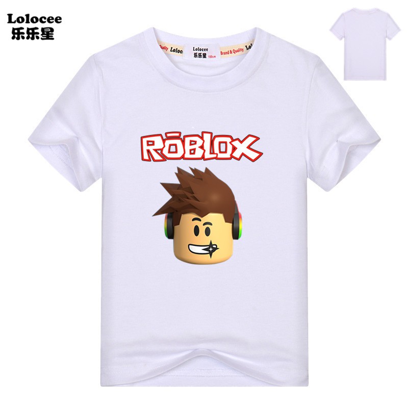 ROBLOX Áo Thun Ngắn Tay In Hoạt Hình Cho Bé Trai 2021