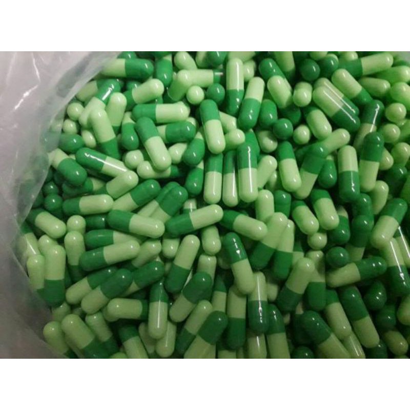 500 vỏ nhộng vô bột kích trắng, vỏ nang rỗng, viên nang capsule,vỏ nhộng