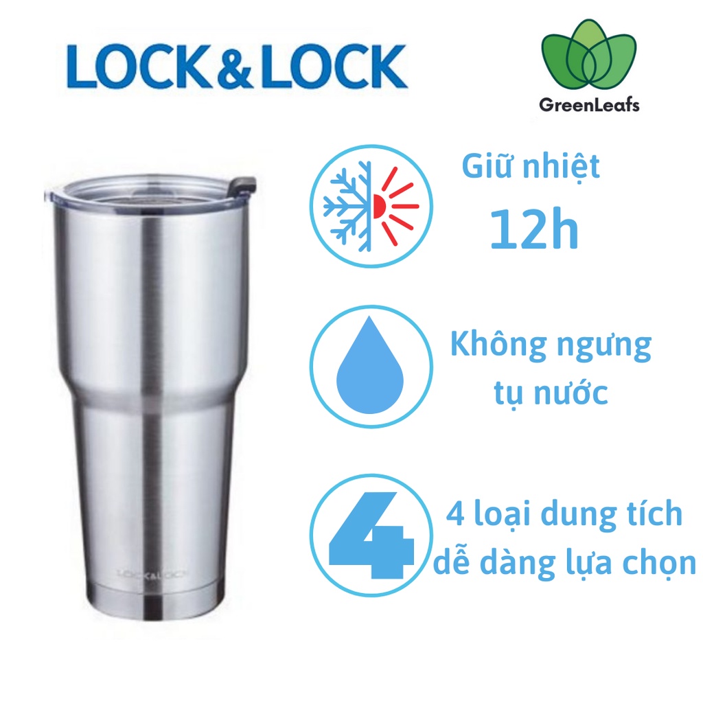 [Shop mới khai trương] Ly giữ nhiệt Lock&amp;Lock Swing Tumbler [350ml - 470ml - 700ml - 880ml]-LHC4138