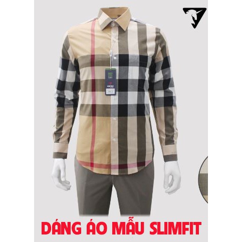 Áo Sơ Mi Dài Tay Bamboo SlimFit Vĩnh Tiến G014