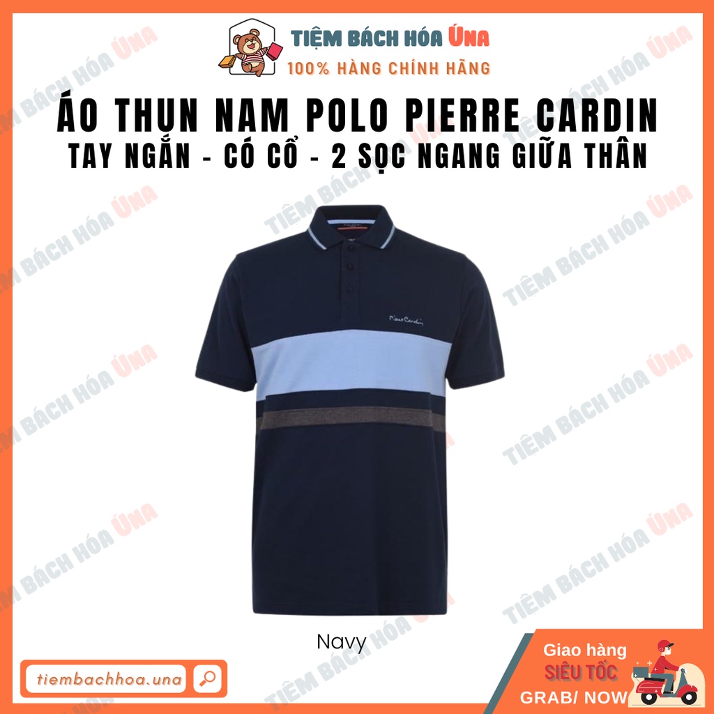 Áo thun nam polo Pierre Cardin 3 sọc cao cấp