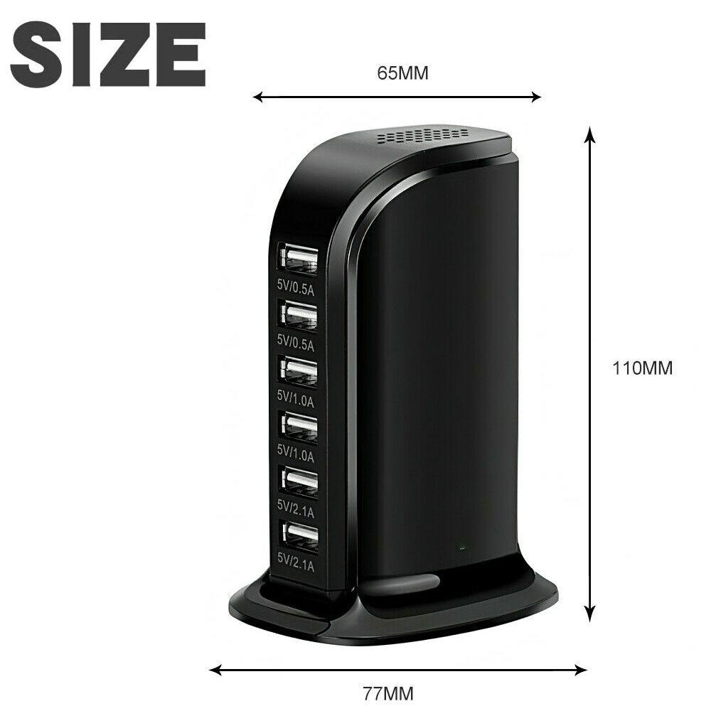 Trạm Sạc Nhanh SHOUKEY Nhiều Cổng 5V 6A 30W Cho Điện Thoại / Máy Tính Bảng