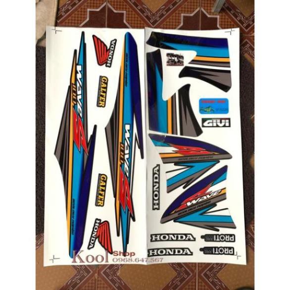 Tem Chế Wave 100 2 Mặt Cán 3 Lớp Chống Phai Mã 009