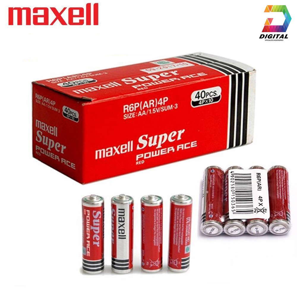 Vỉ 4 Viên Pin Maxell AA Chính Hãng