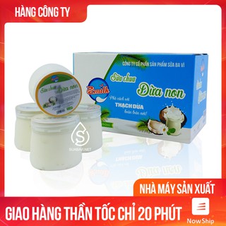 Sữa Chua Dừa Non Ba Vì - Zmilk - Thùng 12 Hũ