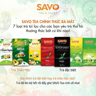 Trà Atiso Túi Lọc SAVO (Hộp 20 túi)