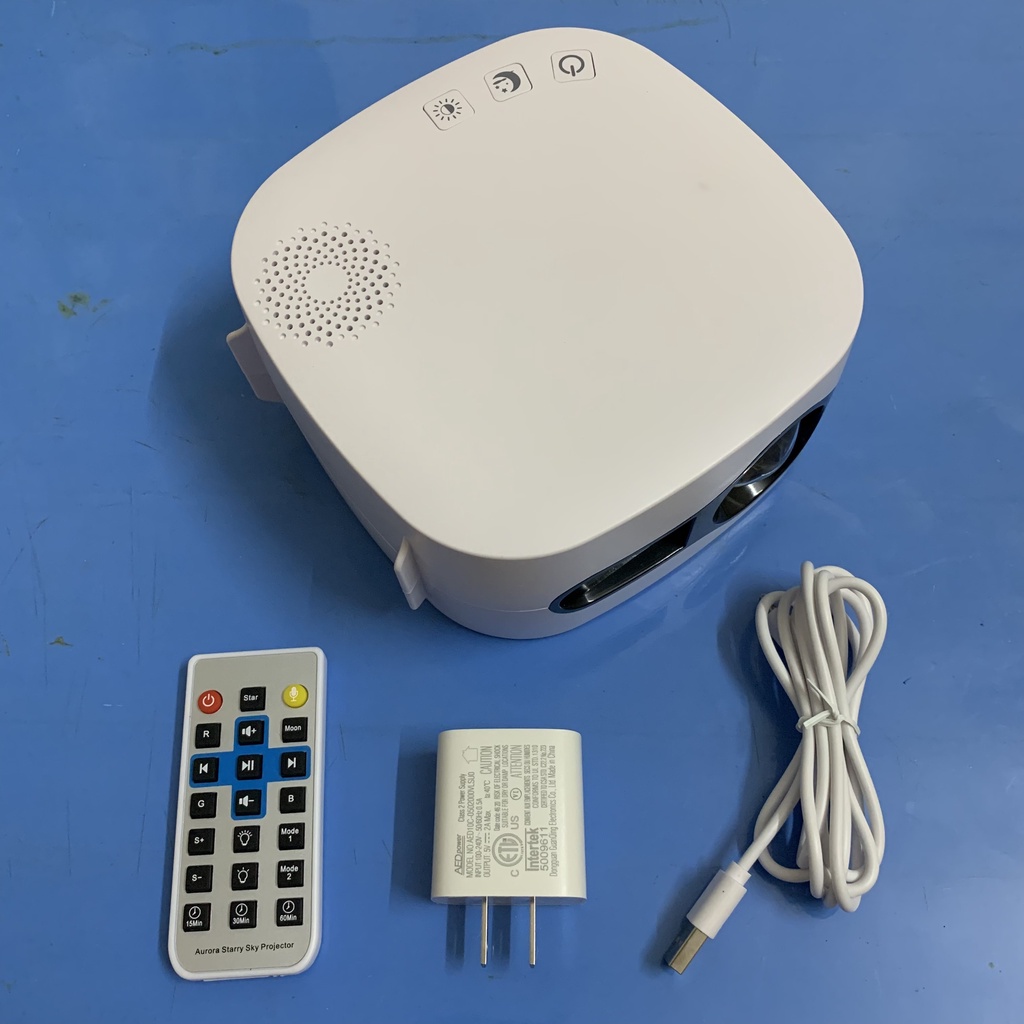 Đèn chiếu sao - vân mây thiên hà Starry Sky Projector kết hợp loa Bluetooth cho phòng ngủ, karaoke