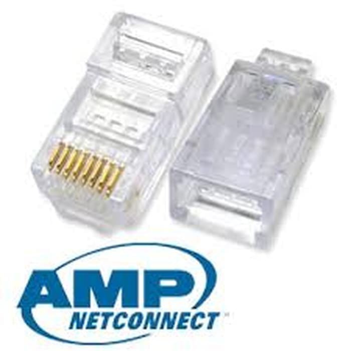 Đầu Nối Rj 45 Amp (contents 50)