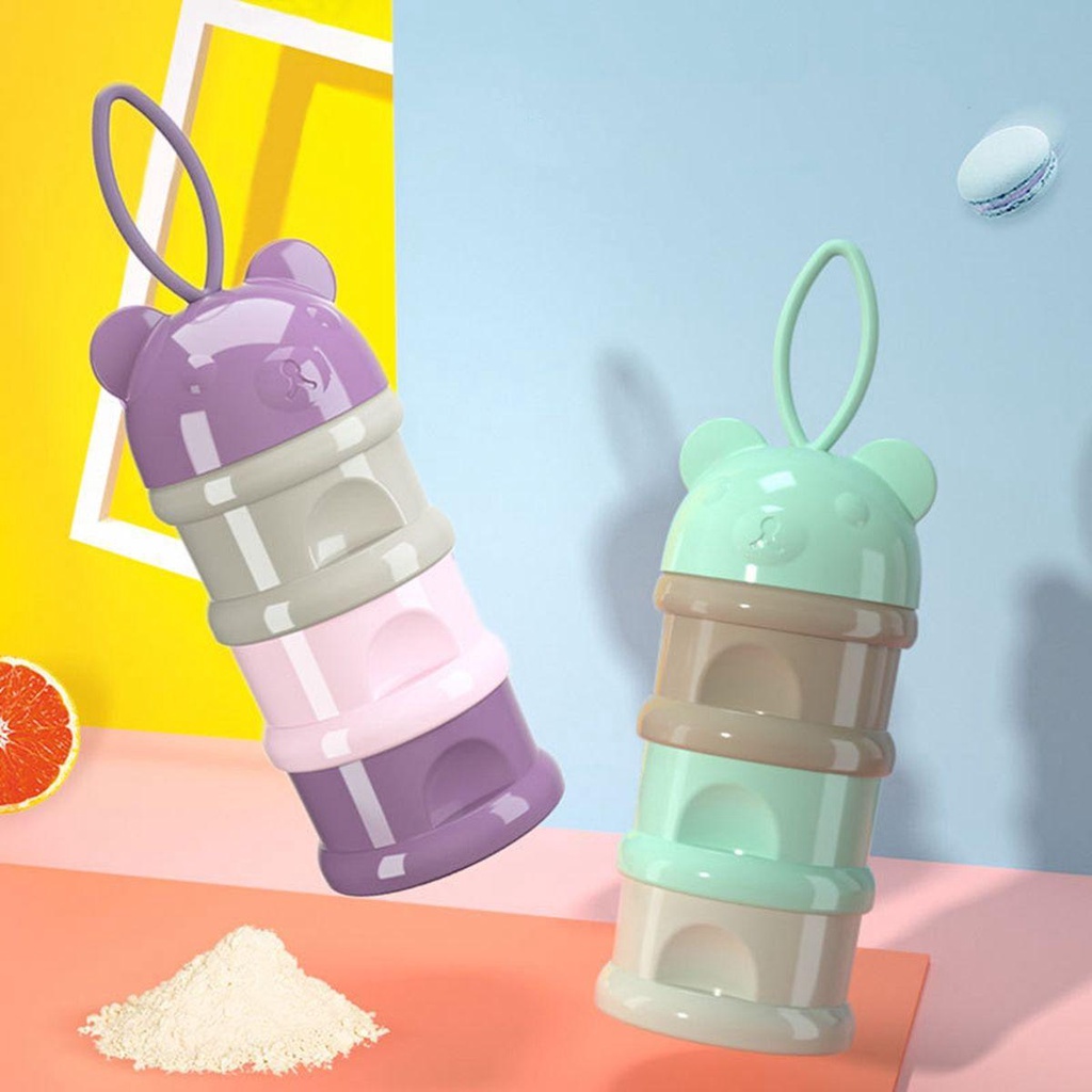 Hộp Nhựa Nhiều Tầng Đựng Thức Ăn Cho Chuột Hamster