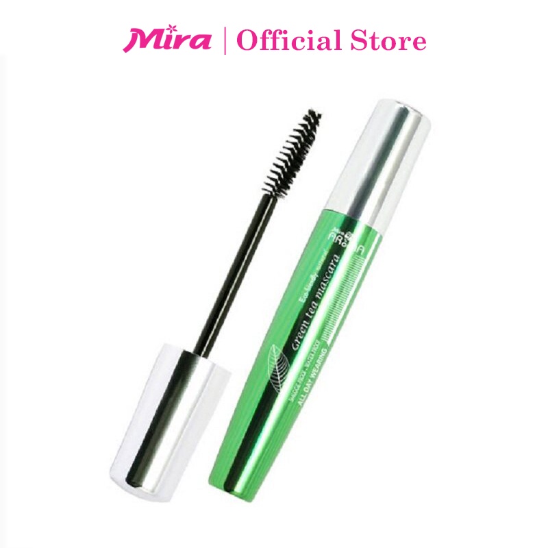 Mascara Trà Xanh Làm Dày và Cong Mi gấp 2 lần Aroma Green Tea Hàn Quốc B553