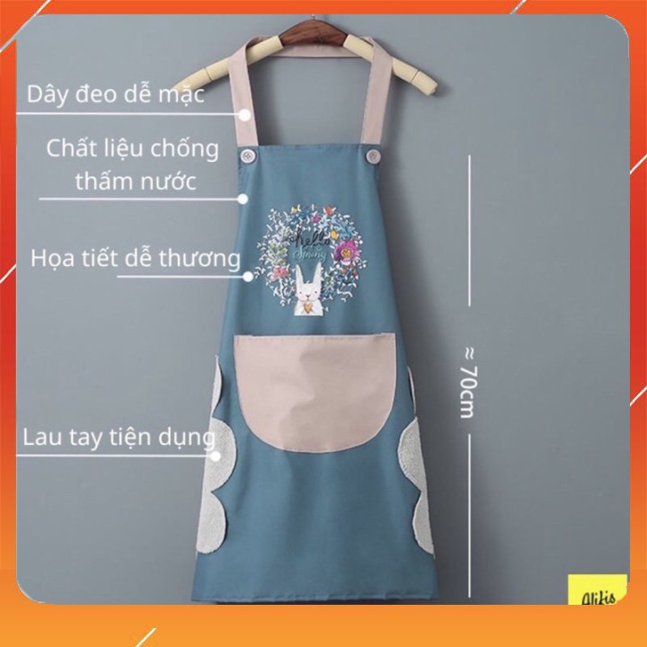 TẠP DỀ CAO CẤP-TẠP DỀ HÌNH THỎ CHỐNG THẤM - CÓ CHỖ ĐỂ ĐIỆN THOẠI - CHỖ LAU TAY TIỆN LỢI | BigBuy360 - bigbuy360.vn