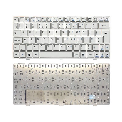 [MÀU ĐEN - TRẮNG] Bàn phím laptop MSI Wind U135 U160 U135DX U160DX U160MX U270