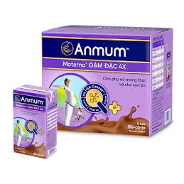 Sữa Anmum Nước Pha sẵn vị vani, vị socola 4hop x 110ml ( date019/11/2022 )