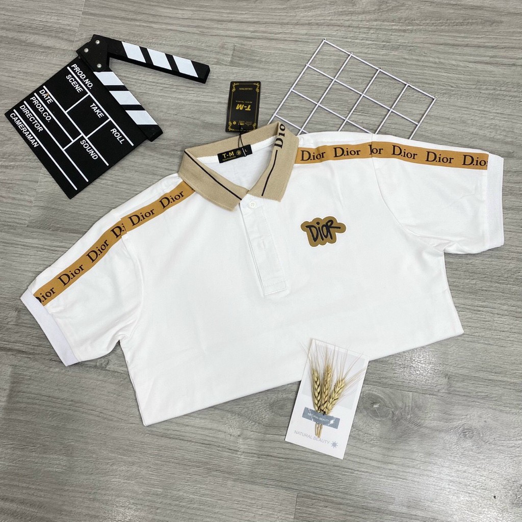 Áo thun nam cổ bẻ họa tiết viền tay cao cấp - Chất liệu thun xịn co giãn (hàng chuẩn shop)Lady-Hn Store88 HGF02