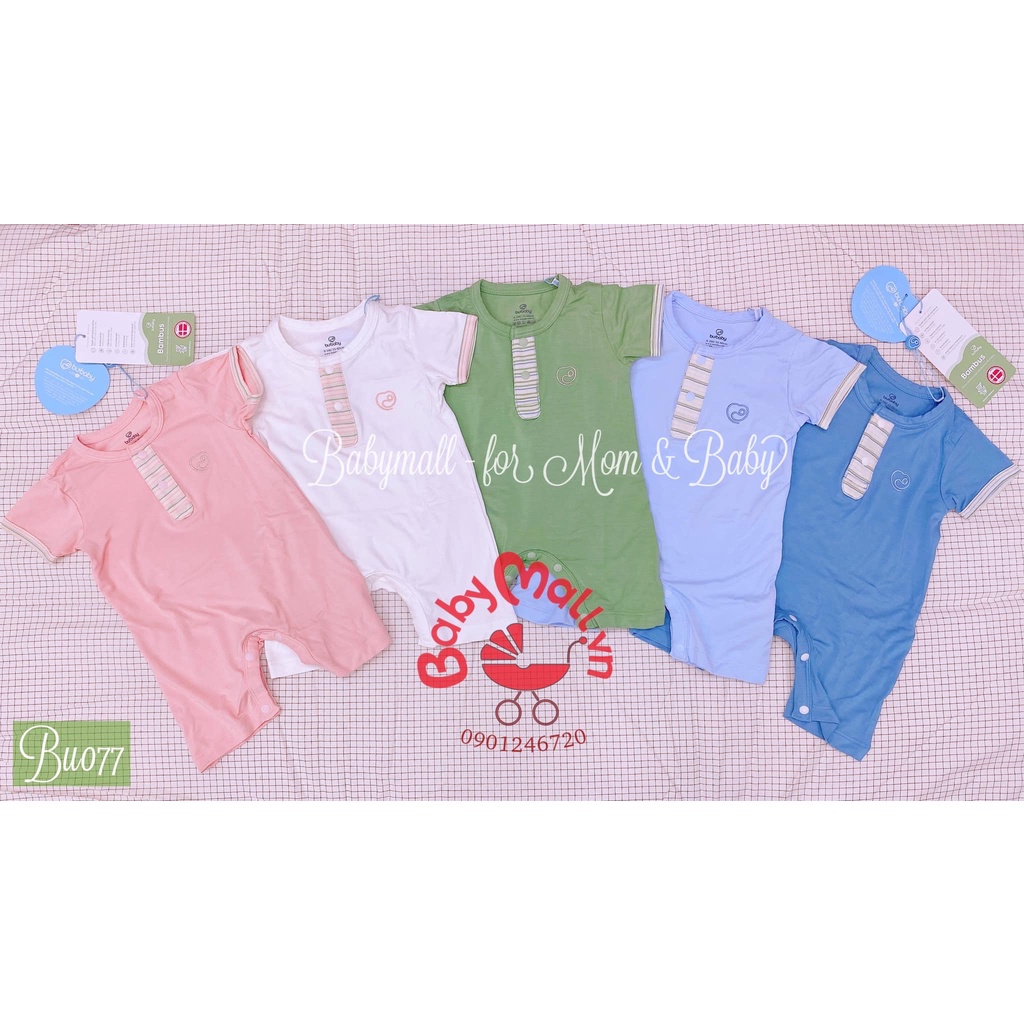 Bubaby Body cộc cài thẳng phối tay BAMBUS BB022.01