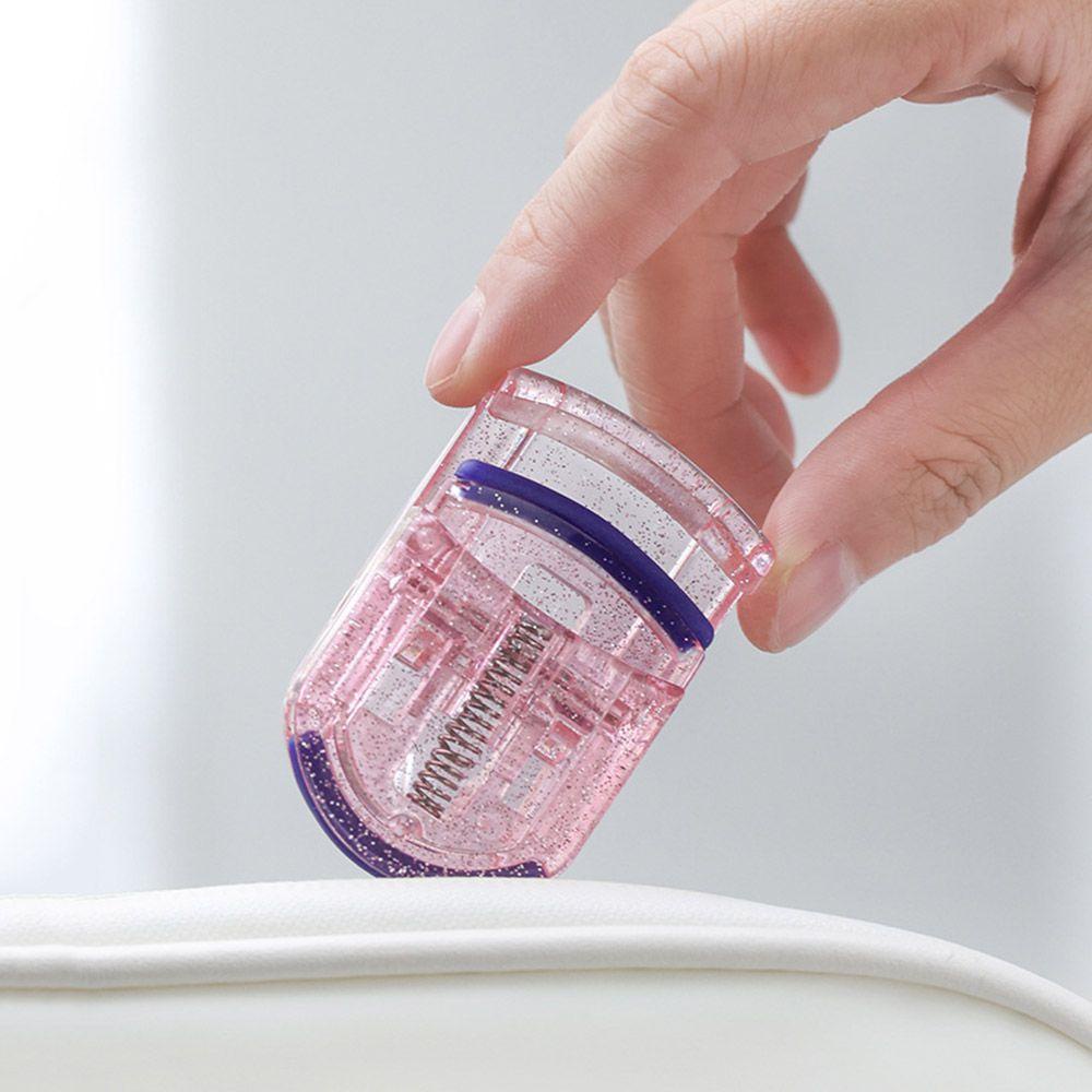 Kẹp Bấm Mi Mini Góc Rộng Màu Hồng Lấp Lánh Lâu Trôi CLEOES