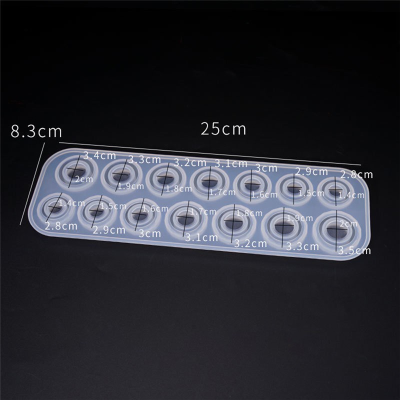 Khuôn silicon làm nhẫn trang sức bằng resin DIY