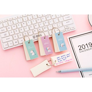 Bộ thẻ học từ vựng Flash card họa tiết dễ thương