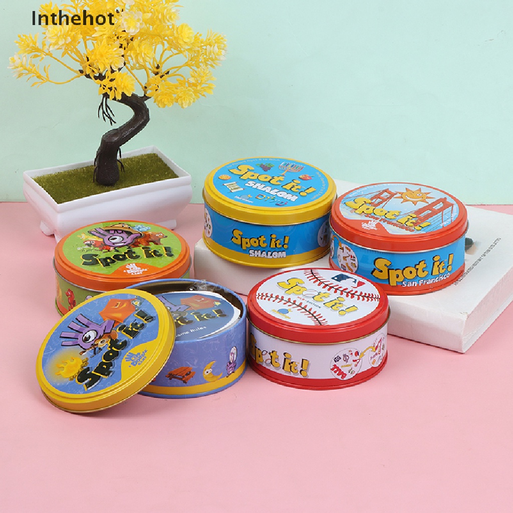 Set 55 Thẻ Chơi Game Spot It Vui Nhộn