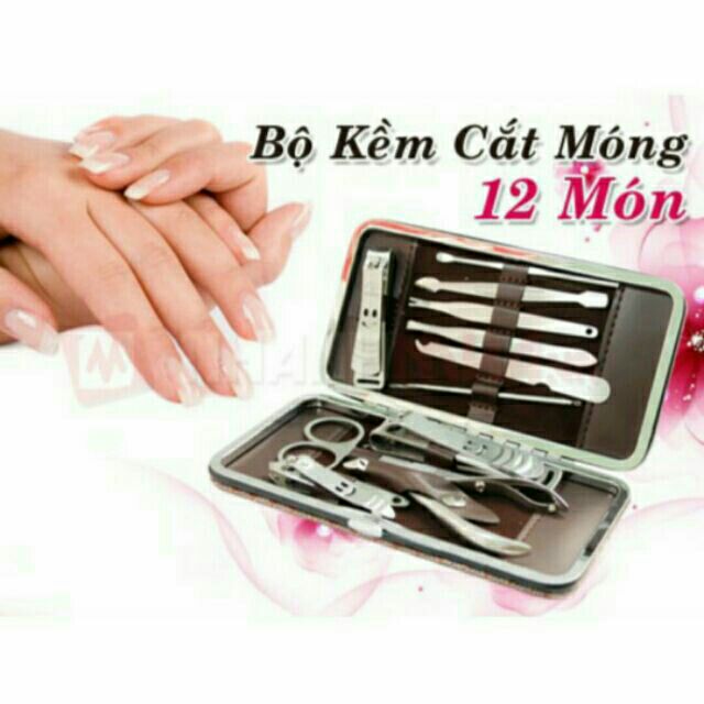 Bộ kềm cắt móng 12 món