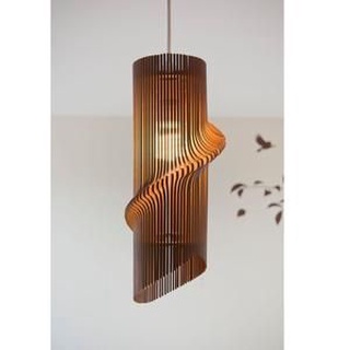 Đèn gỗ thả trần CAO CẤP, đèn gỗ trang trí thả trần trang trí phòng khách, căn hộ phong cách châu Âu