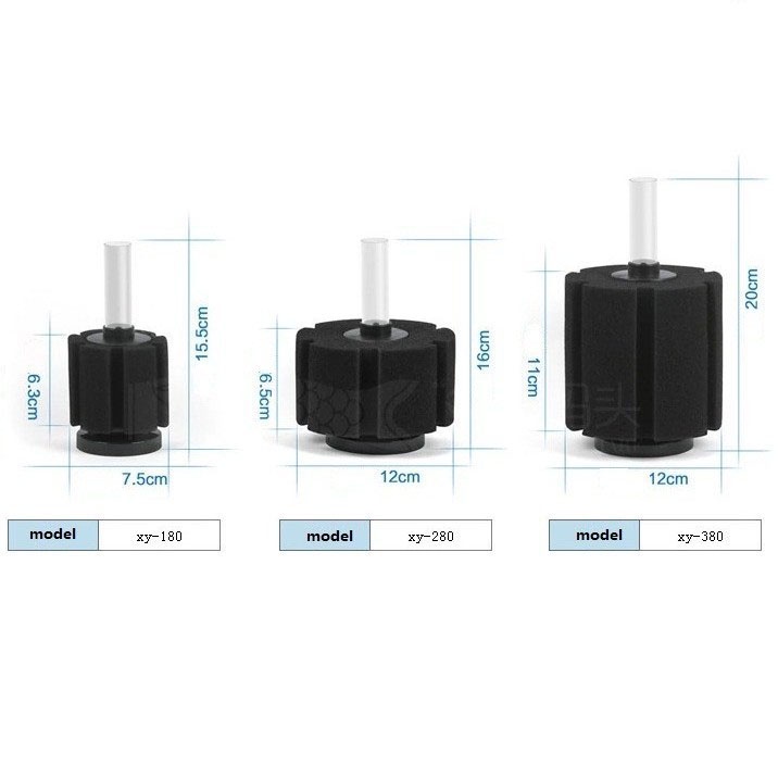 Lọc Sủi Vi Sinh Bio XY180, XY280, XY380 Cho Hồ Cá Cảnh-BETTA NINJA