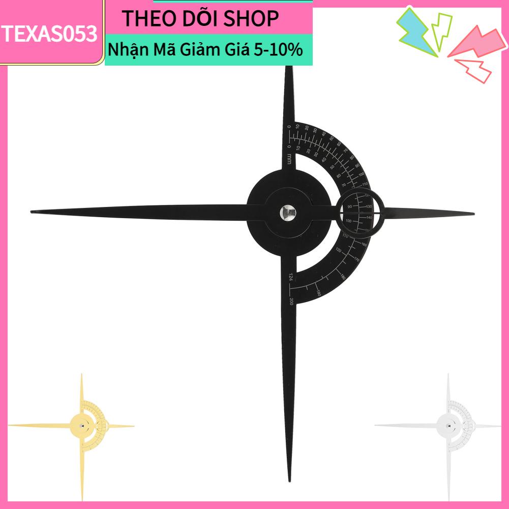 Texas053 Dụng cụ vẽ hình xăm Ba điểm định vị Hướng dẫn kẻ lông mày Cân bằng Thước đo