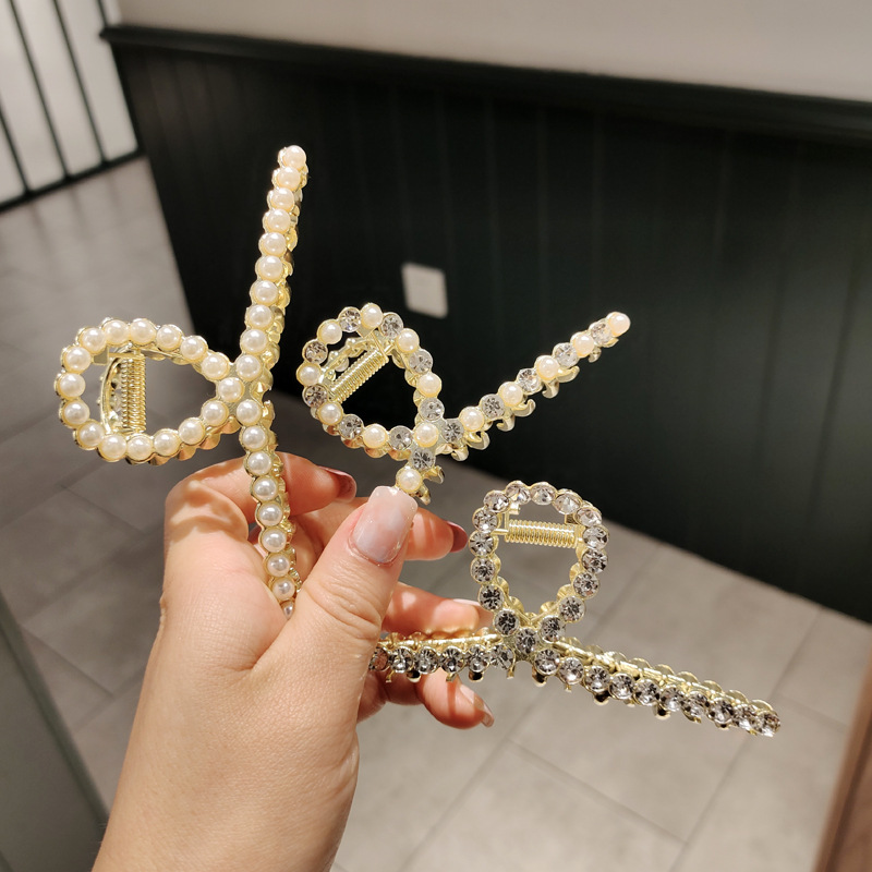 Kẹp Tóc Hợp Kim Đính Đá Xinh Xắn Cho Nữ