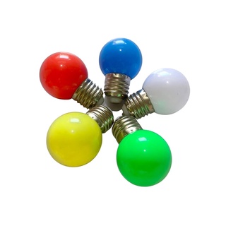 Bóng đèn led tròn nhiều màu trang trí 3w 5w, bóng led trái chanh trang trí