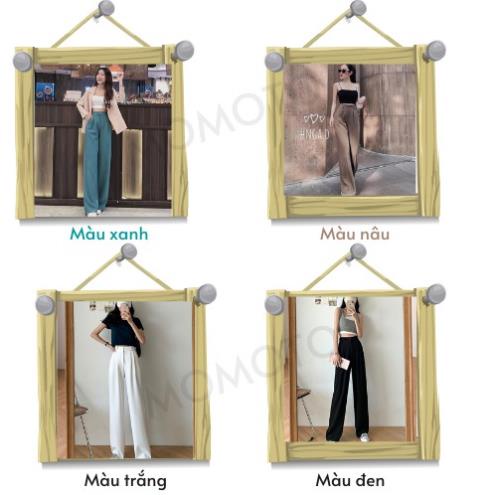 [Hàng Cao Cấp] Quần ống rộng suông nữ lưng cao, quần ống xuông nhiều màu chất Ruby Hàn dễ phối đồ | BigBuy360 - bigbuy360.vn