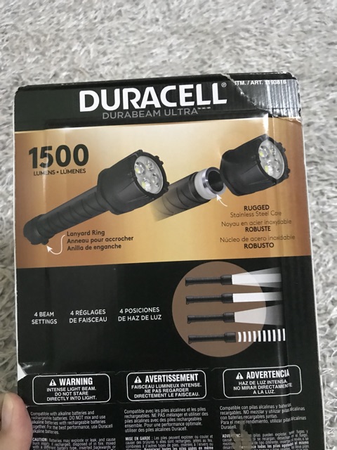 Đèn pin Duracell xách tay Mỹ nguyên box