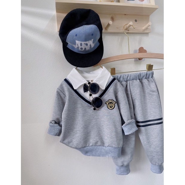 Set Bộ Công Tử Mùa Thu Cho Bé Trai