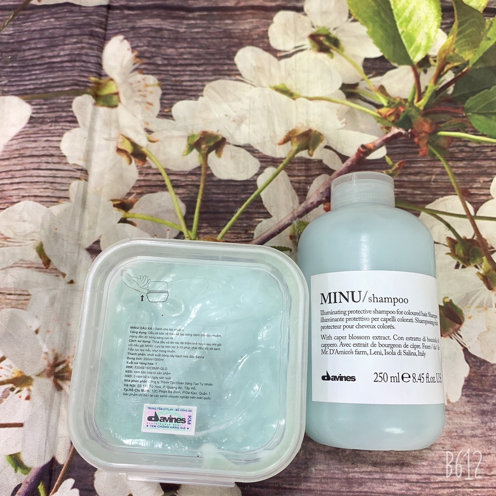 Dầu Gội Dầu xả Bảo Vệ Giữ màu Nhuộm Và Tạo Bóng Dành Cho Tóc Nhuộm Minu Davines 250ml / 1000ml