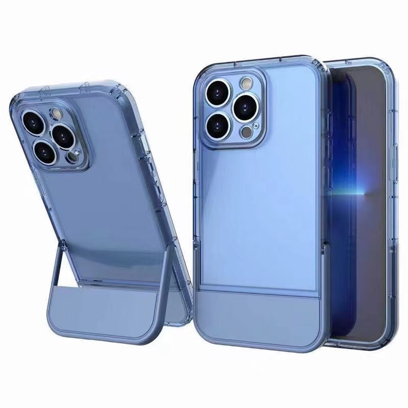 Ốp Điện Thoại Dẻo Màu Sắc Ngọt Ngào Thời Trang Kèm Giá Đỡ Cho iphone 13 12 11 Pro Max XR X XS XSMAX 3